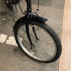 1188 折りたたみ自転車 BKの画像