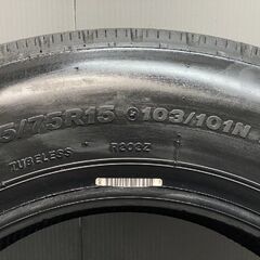 【新車外し】2025年製 BS BRIDGESTONE R202 175/75R15 103/101N LT 15インチ ライトトラック用 夏タイヤ 4本 ダイナ トヨエース等 (KB615)の画像