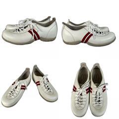 MERRELL メレル スニーカー 合成皮革 ホワイト レディース 24【古着】【中古】の画像