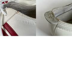 MERRELL メレル スニーカー 合成皮革 ホワイト レディース 24【古着】【中古】の画像