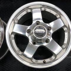 WOODBELL JAPAN SEARCH ウッドベルジャパン サーチ 16インチ 4本 8J5HPCD150+45 ランクル100/シグナス等　(SHD034)の画像