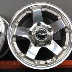 WOODBELL JAPAN SEARCH ウッドベルジャパン サーチ 16インチ 4本 8J5HPCD150+45 ランクル100/シグナス等　(SHD034)の画像