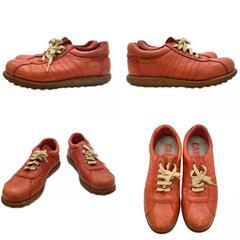 CAMPER カンペール スニーカー レザー オレンジ メンズ 37【古着】【中古】の画像