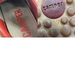 CAMPER カンペール スニーカー レザー オレンジ メンズ 37【古着】【中古】の画像