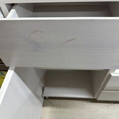 【ジャングルジャングル滋賀草津店】ジモティ来店特価‼ 収納棚 オフホワイト J-2512156の画像