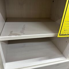 【ジャングルジャングル滋賀草津店】ジモティ来店特価‼ 収納棚 オフホワイト J-2512156の画像