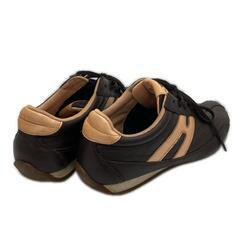 Hawkins Sports ホーキンス　スポーツ スニーカー レザー ブラウン メンズ 6.5【古着】【中古】の画像