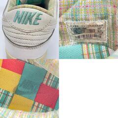 NIKE ナイキ スニーカー レザー マルチカラー レディース 24.5【古着】【中古】の画像