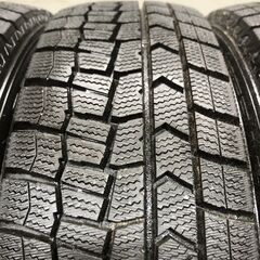 タイヤほぼ未走行【DUNLOP WM02 175/60R16】スタッドレス【トヨタ ラクティス 純正ホイール 16インチ 5.5J5HPCD100+39】23年製 　(STI088)の画像