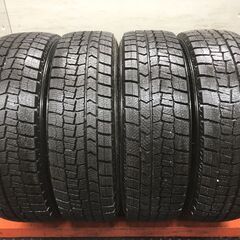 タイヤほぼ未走行【DUNLOP WM02 175/60R16】スタッドレス【トヨタ ラクティス 純正ホイール 16インチ 5.5J5HPCD100+39】23年製 　(STI088)の画像