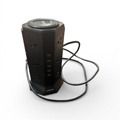 AUOPLUS タワー型電源タップ USBポート付きの画像