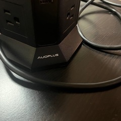 AUOPLUS タワー型電源タップ USBポート付きの画像