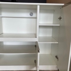 ニトリ　レンジ台　カップボードの画像