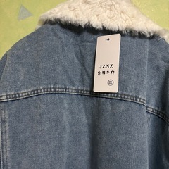 デニムジャケット　アウター　もこもこの画像