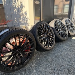 美品！レオニスSK20インチタイヤ付ホイールの画像