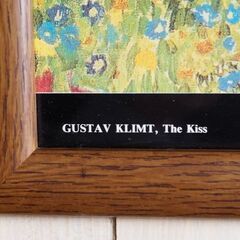 グスタフ・クリムト 'THE KISS,1908'  AUTHENTIC 1992 アートプリントの画像
