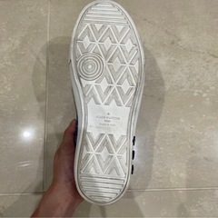 ルイ・ヴィトン LVトレイナー ローカット スニーカー デニム バンダナ柄 ブル LOUIS VUITTON  /  サイズ : 27.5cmの画像