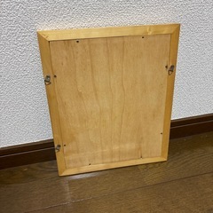 12月30日まで❣️木製ミラー ナチュラルカラーの画像