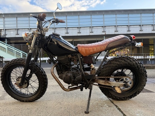 ヤマハ TW200 2JL スカチューンキック始動 キャブ清掃済始動動画あり