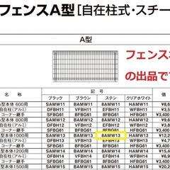 LIXIL フェンス　ステンの画像