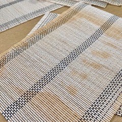 『未使用』竹製ランチョンマット６枚の画像