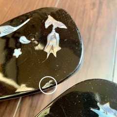 ベトナム　刺繍　ウッドサンダル　サイズMの画像