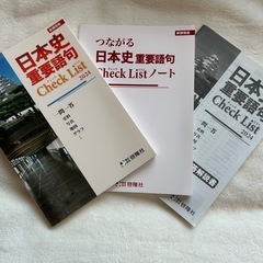 日本史重要語句　チェックリスト　啓隆社の画像
