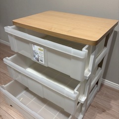 アイリスオーヤマ　ウッドトップチェスト　【仙台市であればお届け】の画像