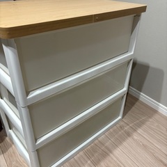 アイリスオーヤマ　ウッドトップチェスト　【仙台市であればお届け】の画像