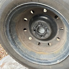 【4本セット】ブリヂストン VRX2 175/65R15 スタッドレス＋スズキ純正ホイール 2021年製の画像