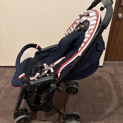 【ベビーカー】コンビ　Combi メチャカル　ハンディ　エッグショック　⭐︎フットマフ付きの画像