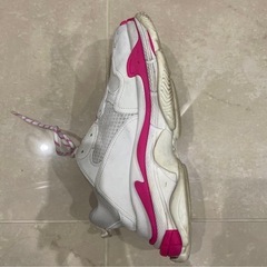 BALENCIAGA スニーカー 42 ホワイト/ピンク BALENCIAGA  /  サイズ : 27cmの画像