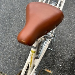 子供用自転車　24インチ　オートライト　白 の画像