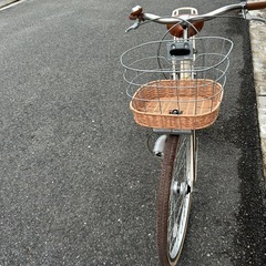 子供用自転車　24インチ　オートライト　白 の画像