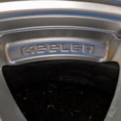 キャラバンにて使用15インチアルミホイール4本の画像