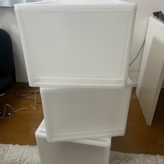 衣装ケース3つセット　カインズの画像