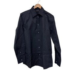 ルイヴィトン LOUIS VUITTON 長袖シャツ モノグラム ロゴ 総柄 カッターシャツ ワイシャツ ブラックの画像