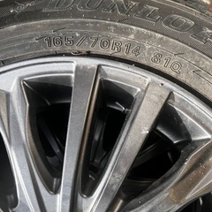 2021冬用ホイール 良好な状態(165/70R14)の画像