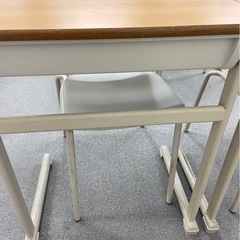 学習机＋椅子 セット 中古 事務 教室 机 椅子の画像