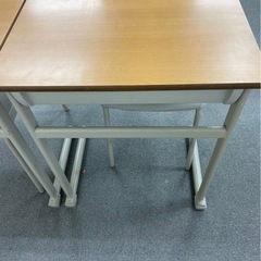 学習机＋椅子 セット 中古 事務 教室 机 椅子の画像