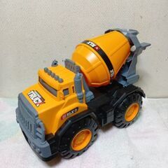 大きめ建設土木車両ミニカー3台＆クラクション.音楽がなるトラックセットの画像