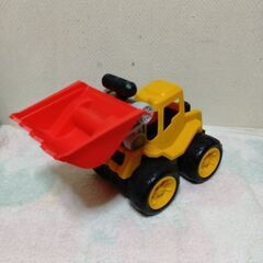 大きめ建設土木車両ミニカー3台＆クラクション.音楽がなるトラックセットの画像