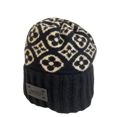 ルイヴィトン LOUIS VUITTON ニットキャップ モノグラム ニット帽 M71950 ブラックの画像