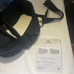 ポルバンアドバンス　ヒップシート黒　美品の画像