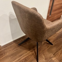 【新品未使用】PUレザー　チェア(1人掛け)の画像