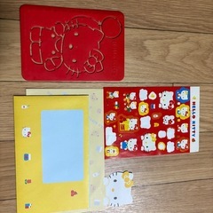 キティちゃん　定規&なぞり絵の画像