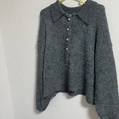 LOWRYS FARM ポロニットプルオーバーLSの画像