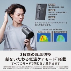 パナソニック　EH-NE7N-A　ヘアードライヤー　イオニティ　ダブルミネラル＆マイナスイオンの画像