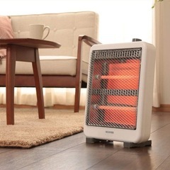 【新品未使用（未開封） 】IRIS OHYAMA エリスオヤマ 電気ストーブ ヒーター ヒーター器具転倒時に停電 400W/800W 2段切り替え 軽量 EHT-800W 白の画像