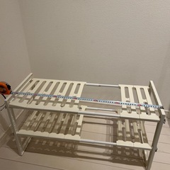 シンク下収納  伸縮式2段ラックの画像